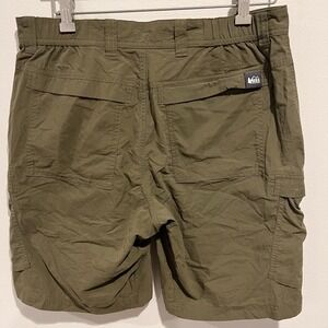 REI Mens Cargo Shorts 31" Waist Relaxed Baggy Hiking Shorts 10" inseam Nylon